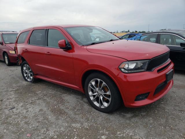 1C4RDJDG3KC734044 - 2019 DODGE DURANGO GT RED photo 4