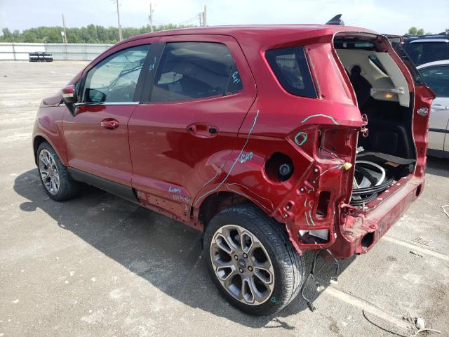 MAJ3P1VE6JC232806 - 2018 FORD ECOSPORT TITANIUM RED photo 2