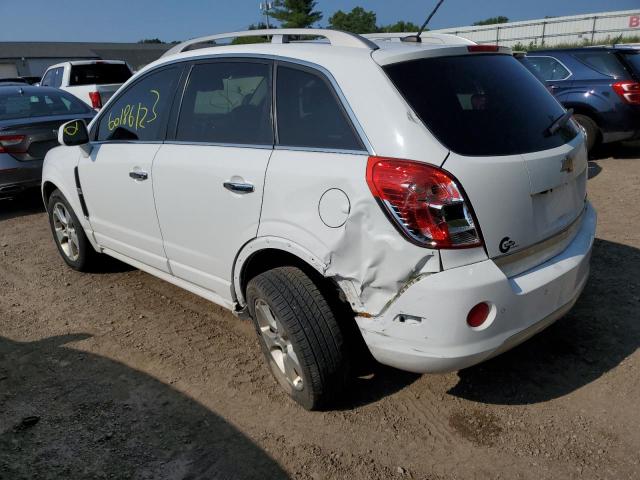 3GNAL4EK6DS582060 - 2013 CHEVROLET CAPTIVA LTZ WHITE photo 2