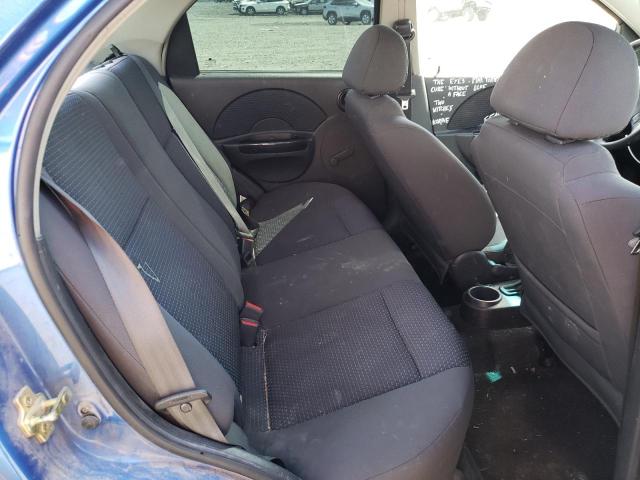 KL1TD56686B543806 - 2006 CHEVROLET AVEO BASE BLUE photo 10