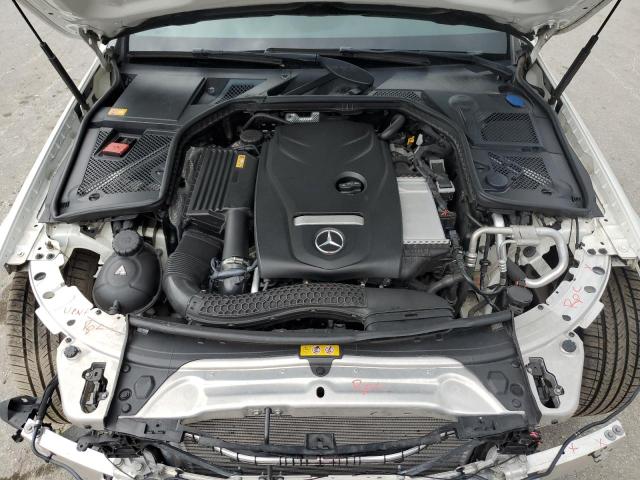 55SWF4KB6FU088995 - 2015 MERCEDES-BENZ C300 300 4MATIC WHITE photo 11