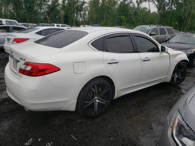 JN1BY1AR6DM603508 - 2013 INFINITI M37 X WHITE photo 3