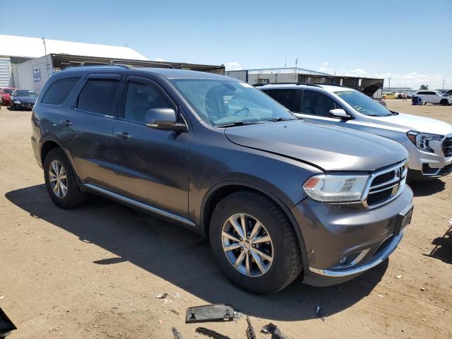 1C4RDJDG6FC702808 - 2015 DODGE DURANGO LIMITED GRAY photo 4