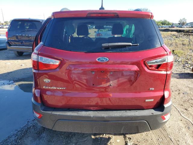 MAJ3P1TE3JC159168 - 2018 FORD ECOSPORT SE RED photo 6