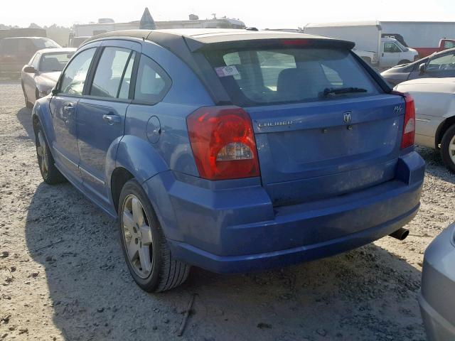 1B3HB78K07D176059 - 2007 DODGE CALIBER R/T BLUE photo 3