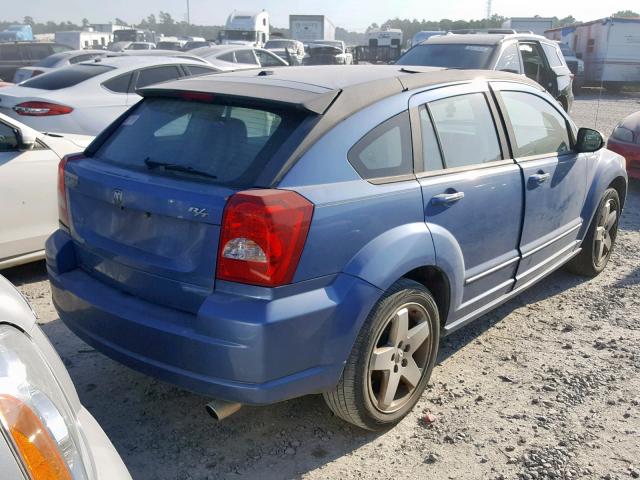 1B3HB78K07D176059 - 2007 DODGE CALIBER R/T BLUE photo 4