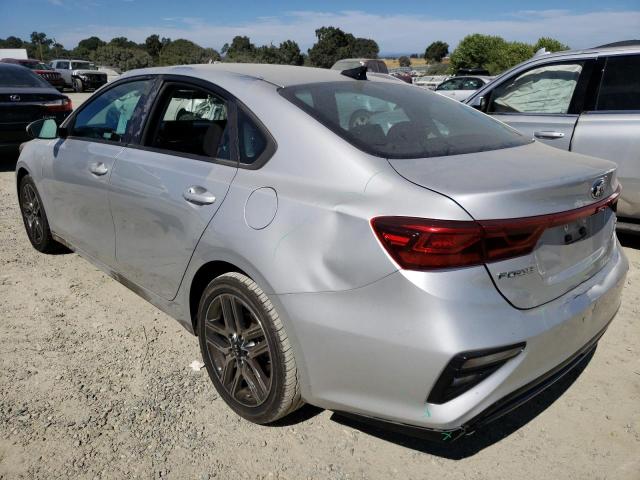 3KPF34AD9KE069788 - 2019 KIA FORTE GT LINE SILVER photo 2