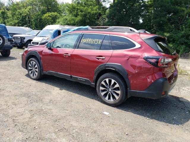 4S4BTGPD6P3129012 - 2023 SUBARU OUTBACK TOURING RED photo 2