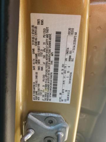 1FMCU9GX3EUC10676 - 2014 FORD ESCAPE SE GOLD photo 13