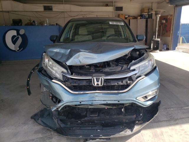 2HKRM4H58GH646807 - 2016 HONDA CR-V EX TURQUOISE photo 5