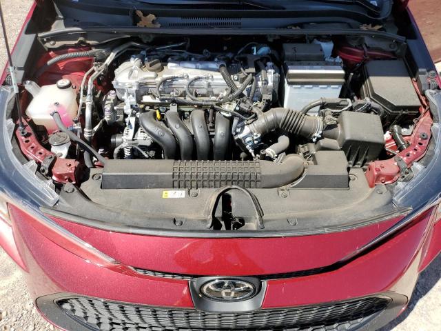 5YFEPMAE2NP343599 - 2022 TOYOTA COROLLA LE MAROON photo 11