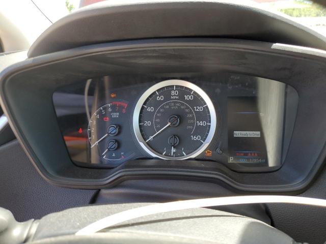 5YFEPMAE2NP343599 - 2022 TOYOTA COROLLA LE MAROON photo 9