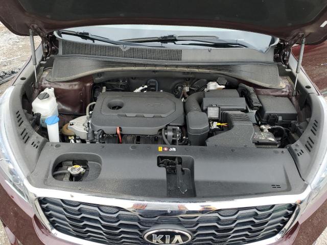 5XYPGDA3XLG684631 - 2020 KIA SORENTO L BURGUNDY photo 12