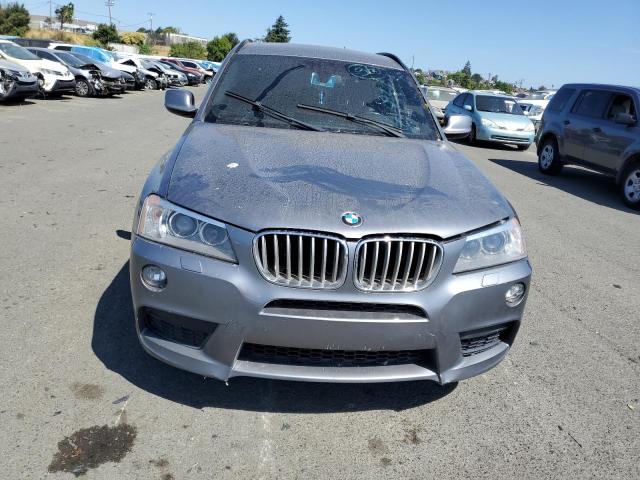 5UXWX7C56E0E82553 - 2014 BMW X3 XDRIVE35I GRAY photo 5