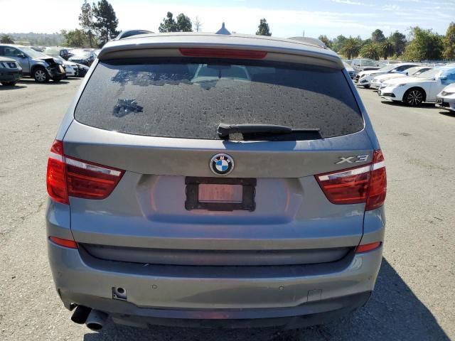 5UXWX7C56E0E82553 - 2014 BMW X3 XDRIVE35I GRAY photo 6