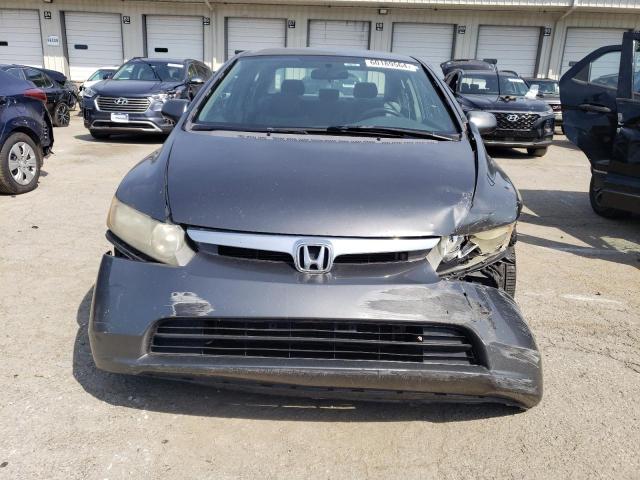 2HGFA16579H307692 - 2009 HONDA CIVIC LX GRAY photo 5