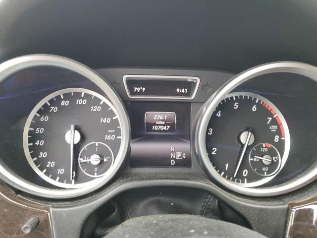 4JGDA5HBXFA567672 - 2015 MERCEDES-BENZ ML 350 4MATIC BLACK photo 9