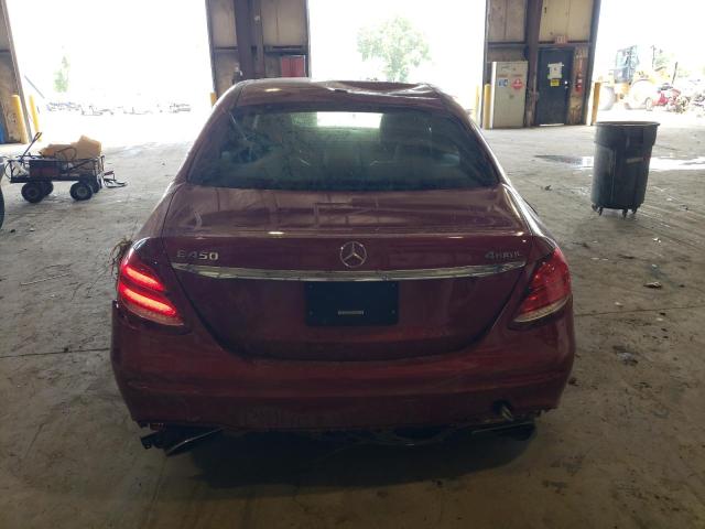 WDDZF6JB9LA732981 - 2020 MERCEDES-BENZ E 450 4MATIC BURGUNDY photo 6