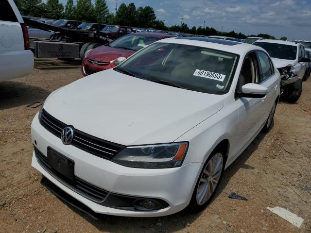 3VWLX7AJ6BM329372 - 2011 VOLKSWAGEN JETTA SEL WHITE photo 1