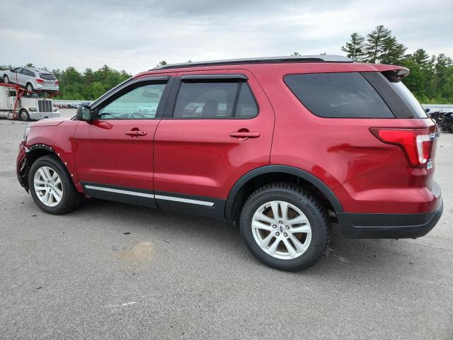 1FM5K8D87JGB61903 - 2018 FORD EXPLORER XLT წითელი ფოტო 2