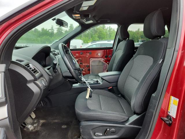 1FM5K8D87JGB61903 - 2018 FORD EXPLORER XLT წითელი ფოტო 7