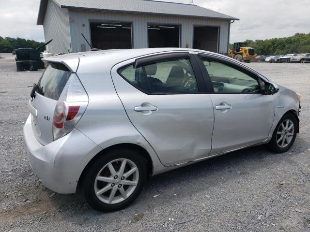 JTDKDTB31C1524066 - 2012 TOYOTA PRIUS C SILVER photo 3