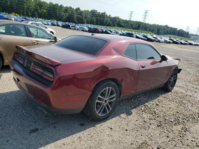 2C3CDZGG2KH628069 - 2019 DODGE CHALLENGER SXT MAROON photo 3