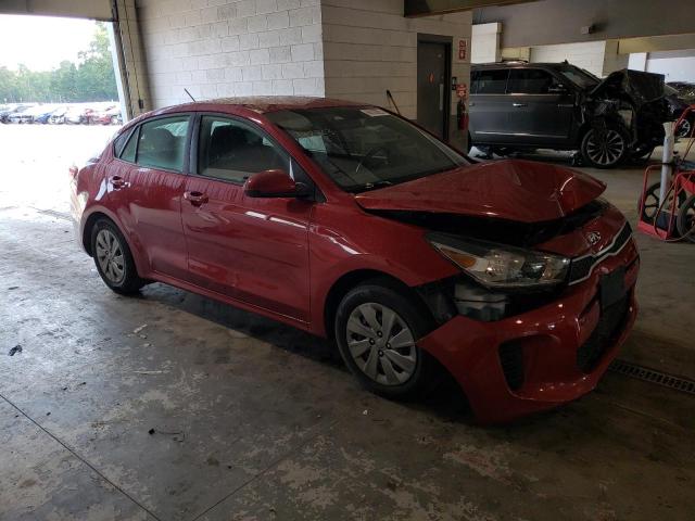 3KPA24AB2KE211197 - 2019 KIA RIO S RED photo 4