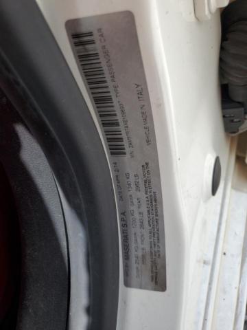 ZAM57RTAXE1096937 - 2014 MASERATI GHIBLI S WHITE photo 13