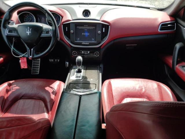 ZAM57RTAXE1096937 - 2014 MASERATI GHIBLI S WHITE photo 8