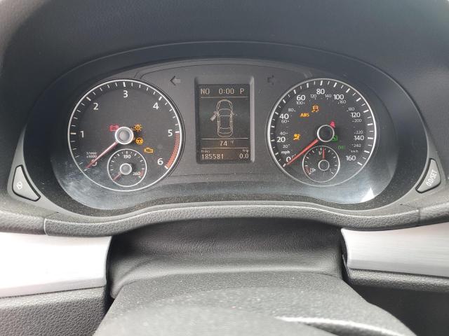 1VWBN7A39CC024082 - 2012 VOLKSWAGEN PASSAT SE SILVER photo 9