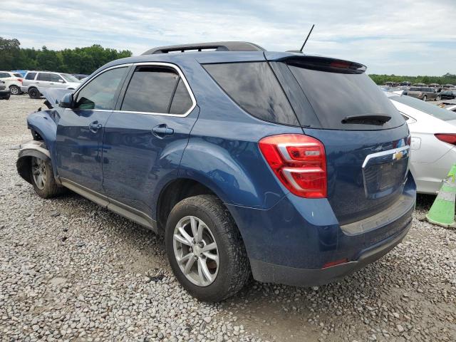 2GNALCEK4G6349100 - 2016 CHEVROLET EQUINOX LT BLUE photo 2