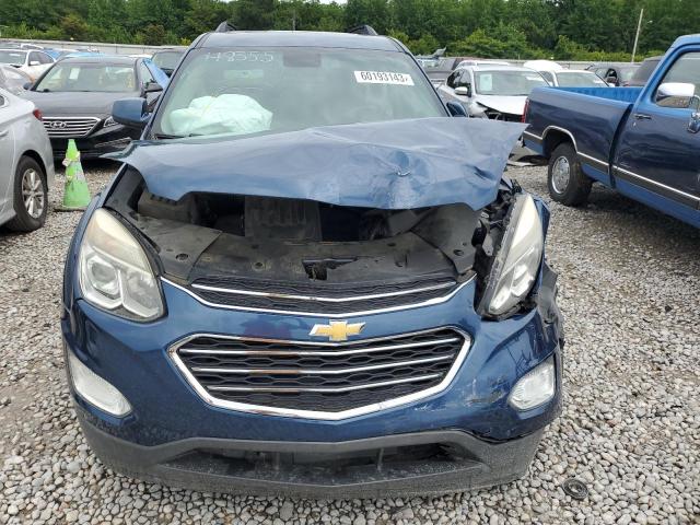 2GNALCEK4G6349100 - 2016 CHEVROLET EQUINOX LT BLUE photo 5