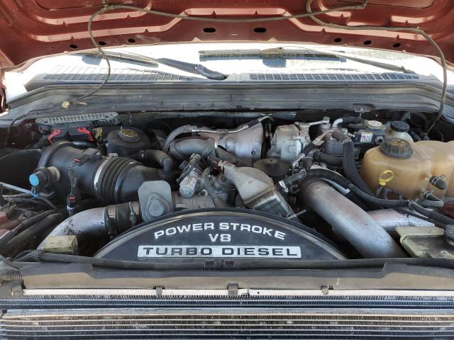 1FTWW31RX8EB40448 - 2008 FORD F350 SRW SUPER DUTY BURGUNDY photo 11