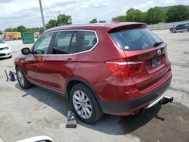 5UXWX5C59BL709083 - 2011 BMW X3 XDRIVE28I BURGUNDY photo 2