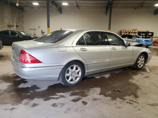 WDBNG83J94A388221 - 2004 MERCEDES-BENZ S 430 4MATIC SILVER photo 3