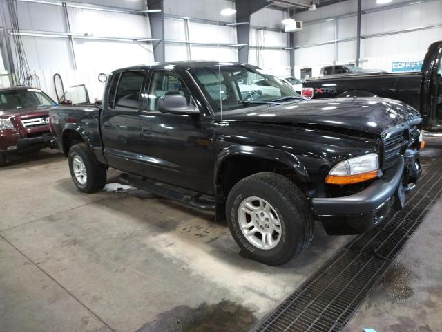 1D7HG38N43S197656 - 2003 DODGE DAKOTA QUAD SPORT BLACK photo 4