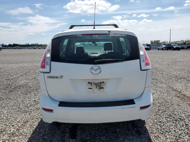 JM1CR2W33A0381232 - 2010 MAZDA 5 WHITE photo 6