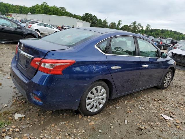 3N1AB7AP9GY308984 - 2016 NISSAN SENTRA S BLUE photo 3