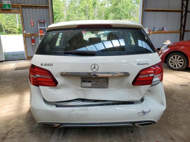 WDDMH4GB0HJ423262 - 2017 MERCEDES-BENZ B 250 4MATIC WHITE photo 6