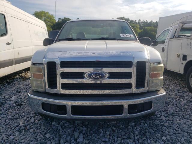 1FDNF20518EE48592 - 2008 FORD F250 SUPER DUTY WHITE photo 5