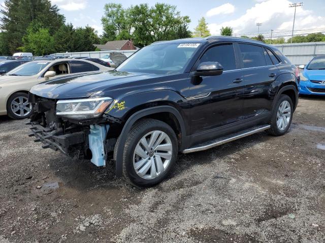 1V2HE2CA6NC214984 - 2022 VOLKSWAGEN ATLAS CROS SE BLACK photo 1
