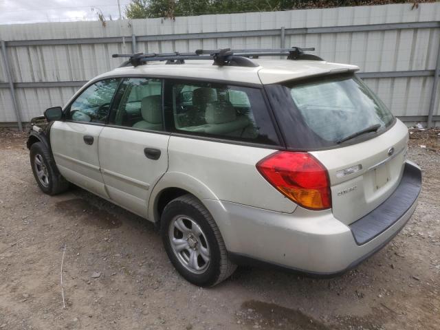 4S4BP61C877326089 - 2007 SUBARU LEGACY OUTBACK 2.5I BEIGE photo 2