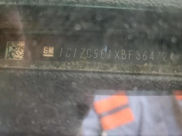 1G1ZC5E1XBF364724 - 2011 CHEVROLET MALIBU 1LT GRAY photo 12