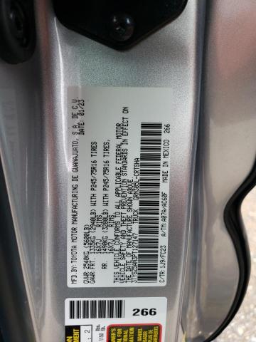 3TYSZ5AN3PT127147 - 2023 TOYOTA TACOMA ACCESS CAB ვერცხლისფერი ფოტო 12