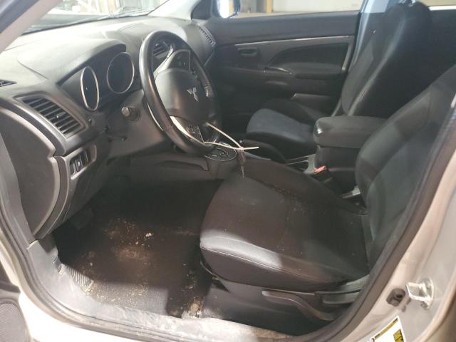4A4AR3AW6FE032504 - 2015 MITSUBISHI OUTLANDER ES SILVER photo 7
