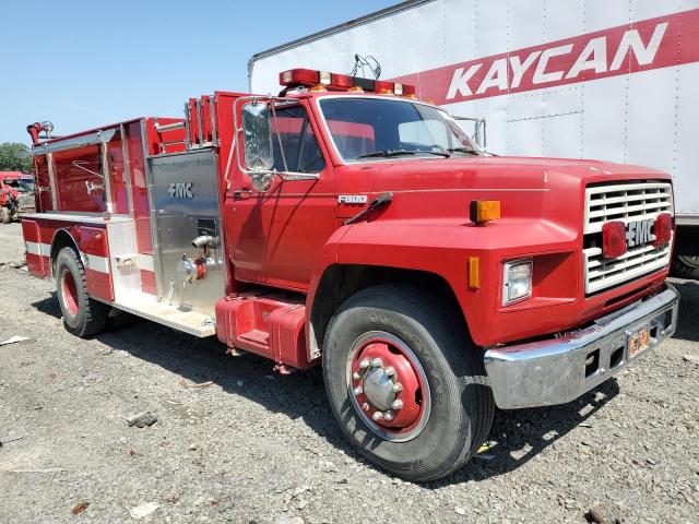 1FDXK84A3KVA61578 - 1989 FORD F800 F RED photo 1