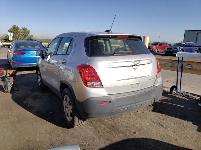 3GNCJKSB0GL225253 - 2016 CHEVROLET TRAX LS GRAY photo 2