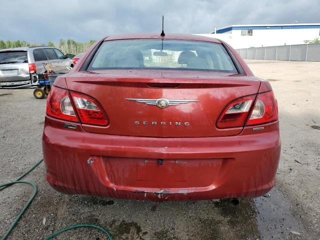 1C3LC56R68N201833 - 2008 CHRYSLER SEBRING TOURING RED photo 6