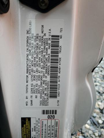 5TETU62N37Z405051 - 2007 TOYOTA TACOMA PRERUNNER ACCESS CAB WHITE photo 12